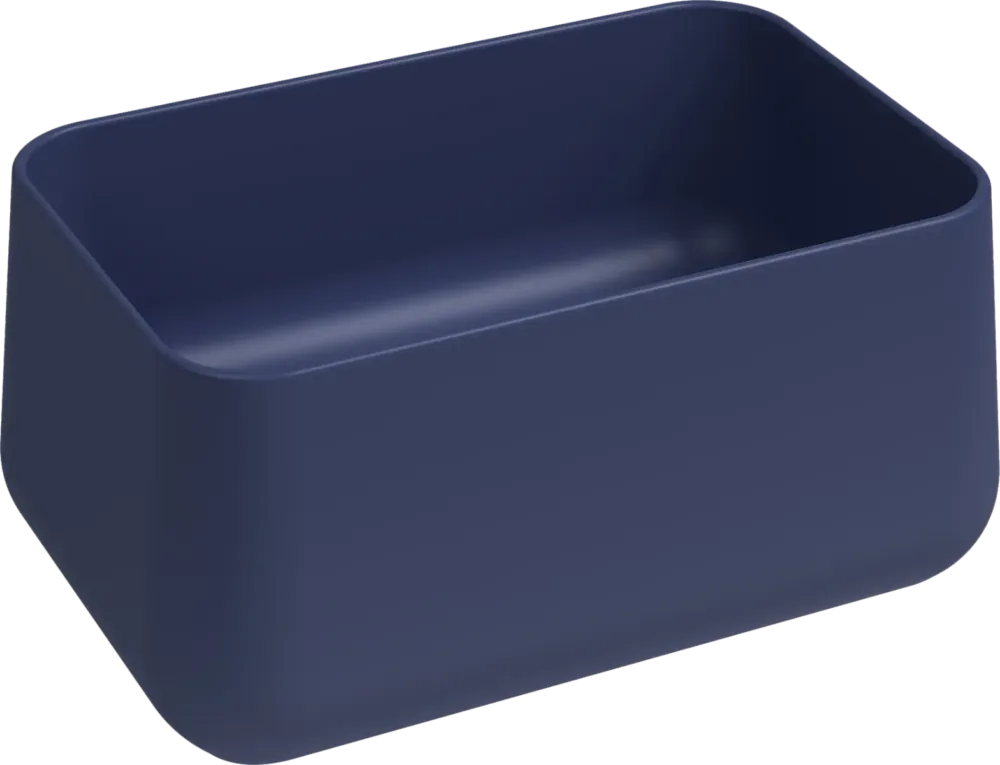 Shop Nu Isvea Allegro opbouw waskom 60x40cm blauw