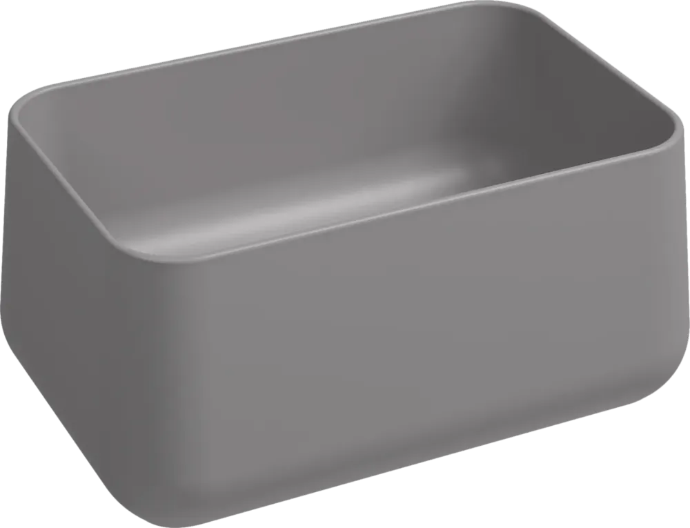 Bestseller Isvea Allegro opbouw waskom 60x40cm grijs