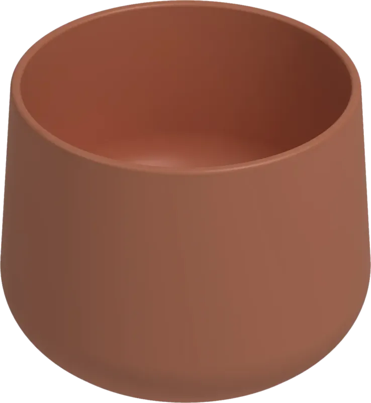 Weekendaanbieding Isvea Allegro opbouw waskom rond 42cm terracotta