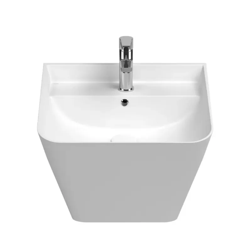 Isvea Sott Aqua hangende wastafel 50cm wit glans Lage Kosten