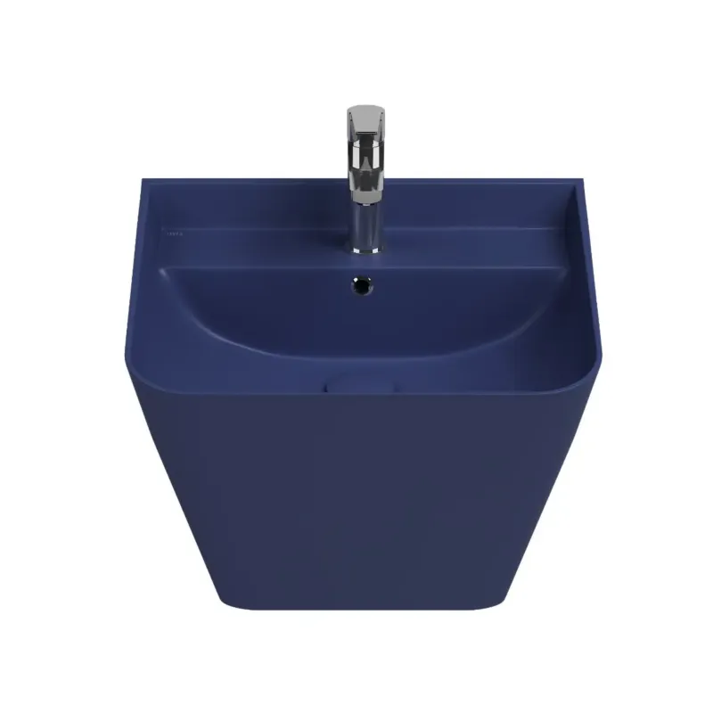 Rechtstreeks Van De Fabrikant Isvea Sott Aqua hangende wastafel 50cm blauw