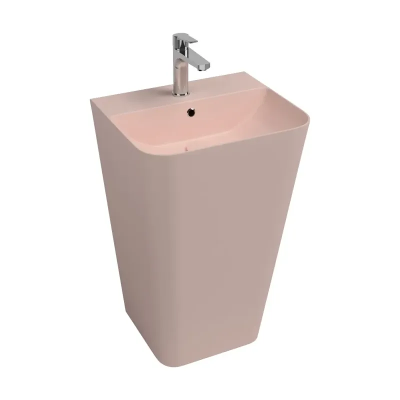 Isvea Sott Aqua staande wastafel 50cm roze Lage Prijs