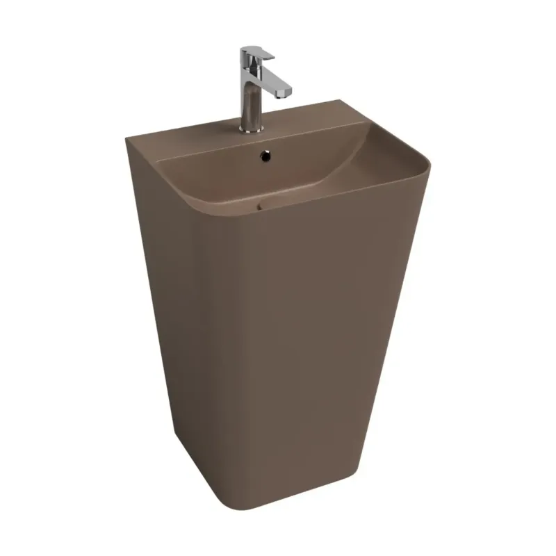 Fabrieksprijs Isvea Sott Aqua staande wastafel 50cm taupe