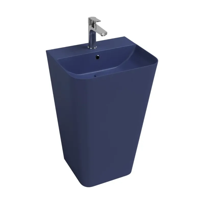 Meest Verkocht Isvea Sott Aqua staande wastafel 50cm blauw