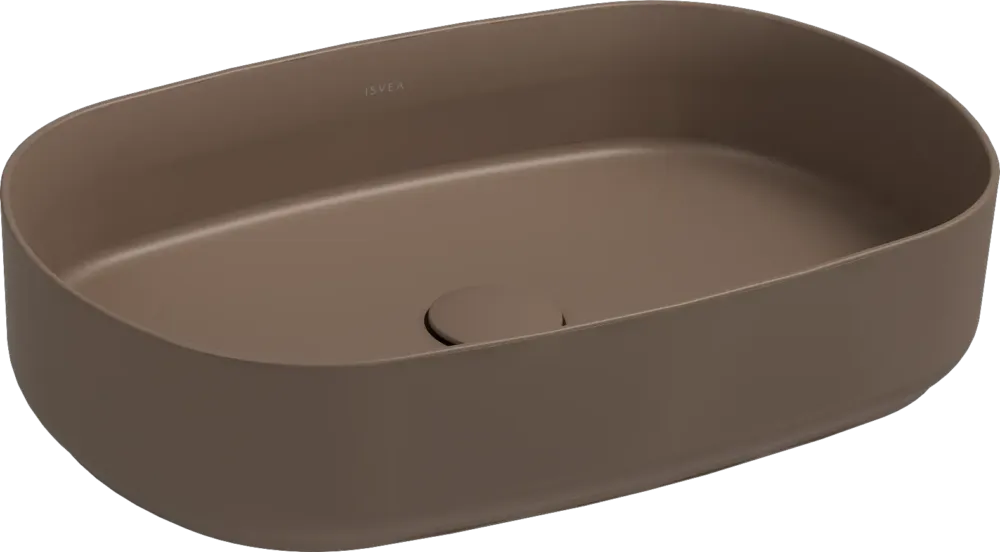 Isvea Infinity waskom 55x36cm taupe Finale Uitverkoop