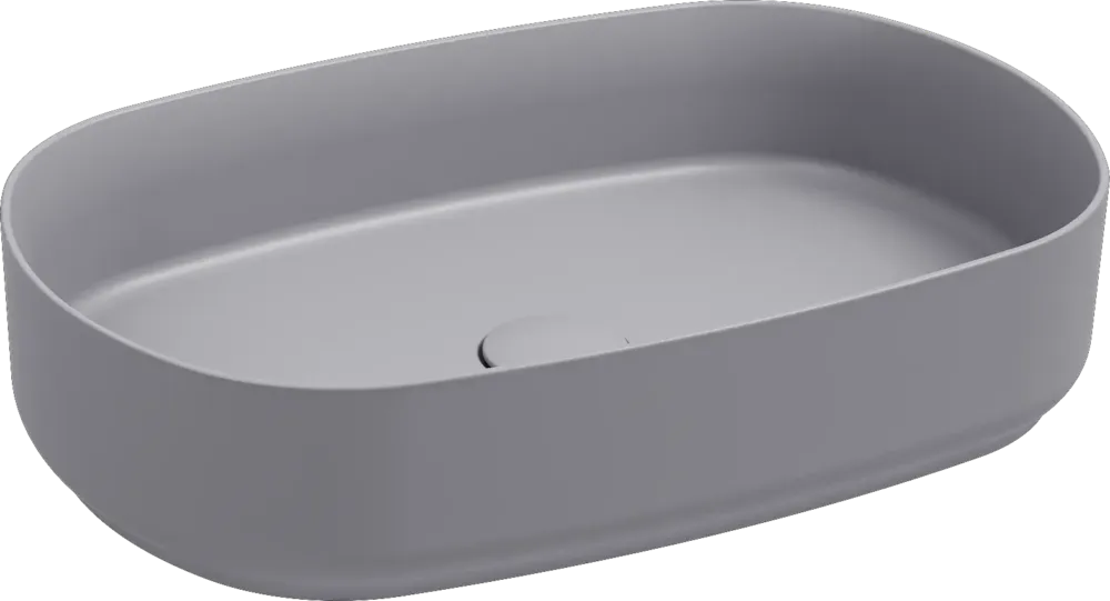Aanbieding Isvea Infinity waskom 55x36cm grijs