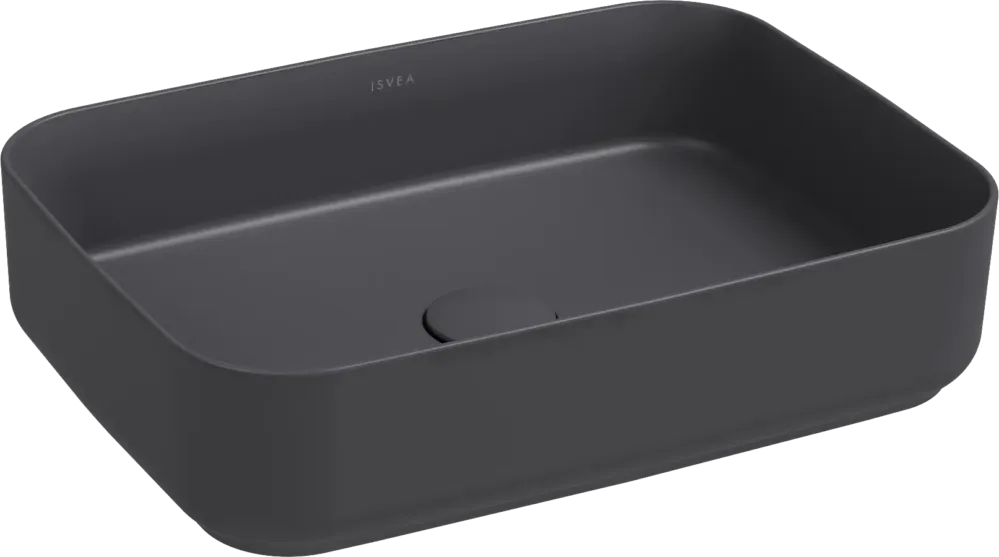 Isvea Infinity waskom 50x36cm antraciet Op = Op