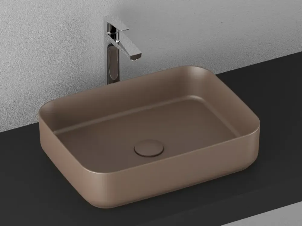 Isvea Infinity waskom 50x36cm taupe Direct Verzonden