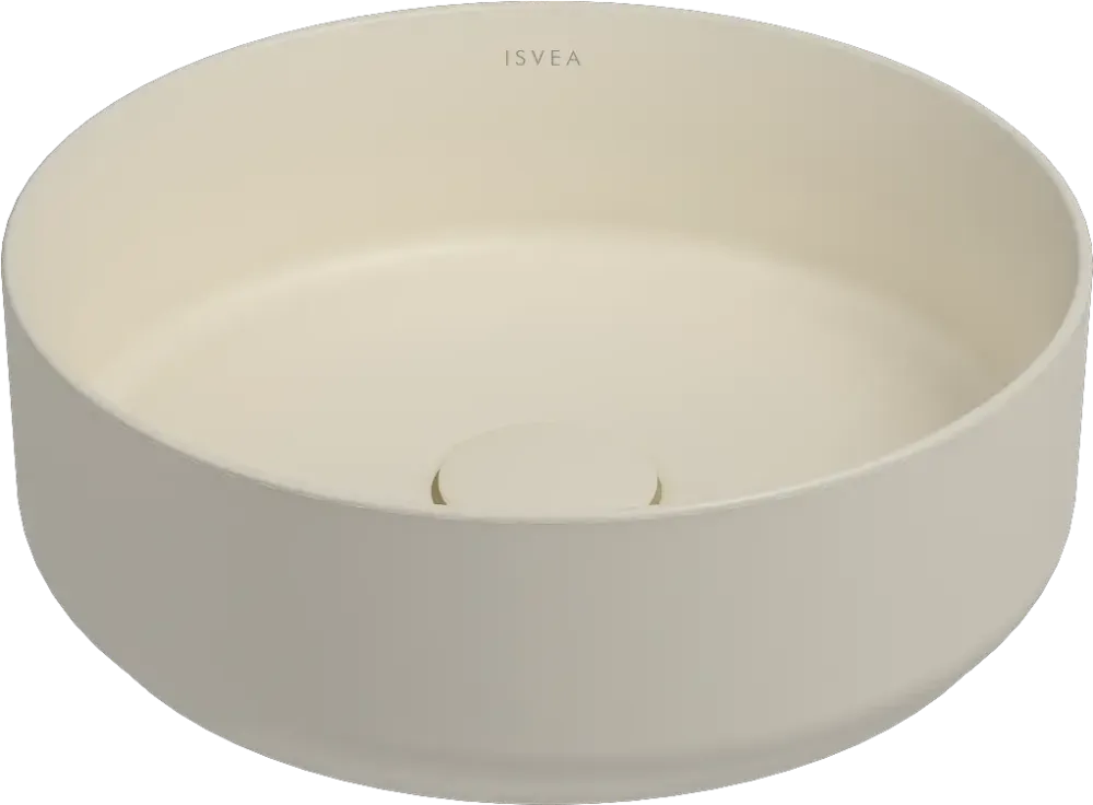 Isvea Infinity waskom rond 36cm ivoor Veilige Betaling