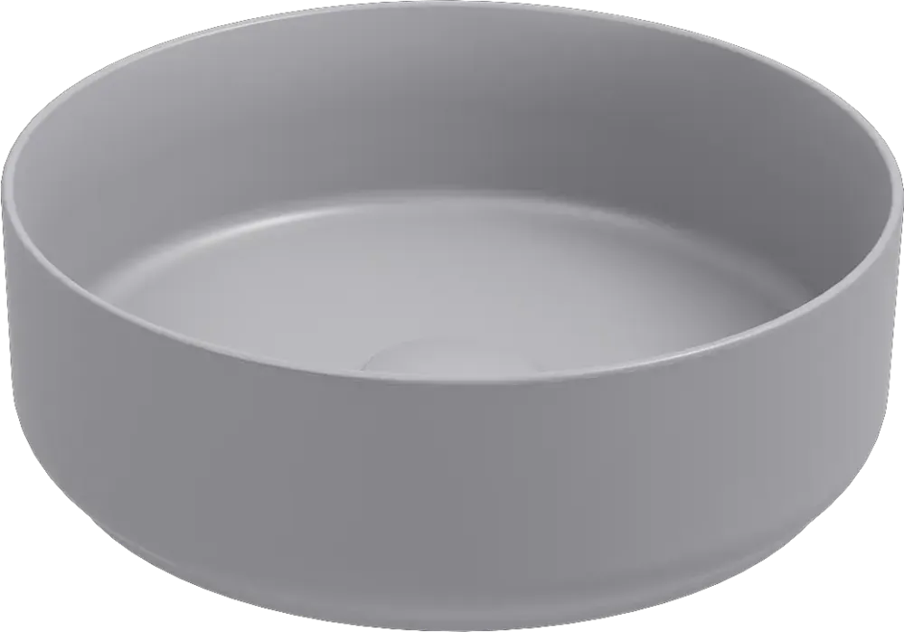 Goedkoop Isvea Infinity waskom rond 36cm grijs
