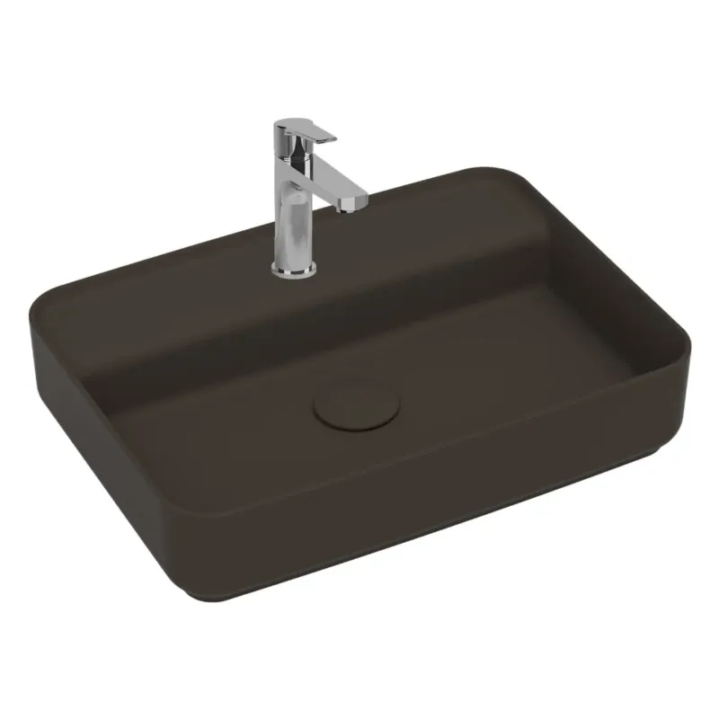 Isvea Infinity waskom met kraangat 55x40cm taupe Express Levering
