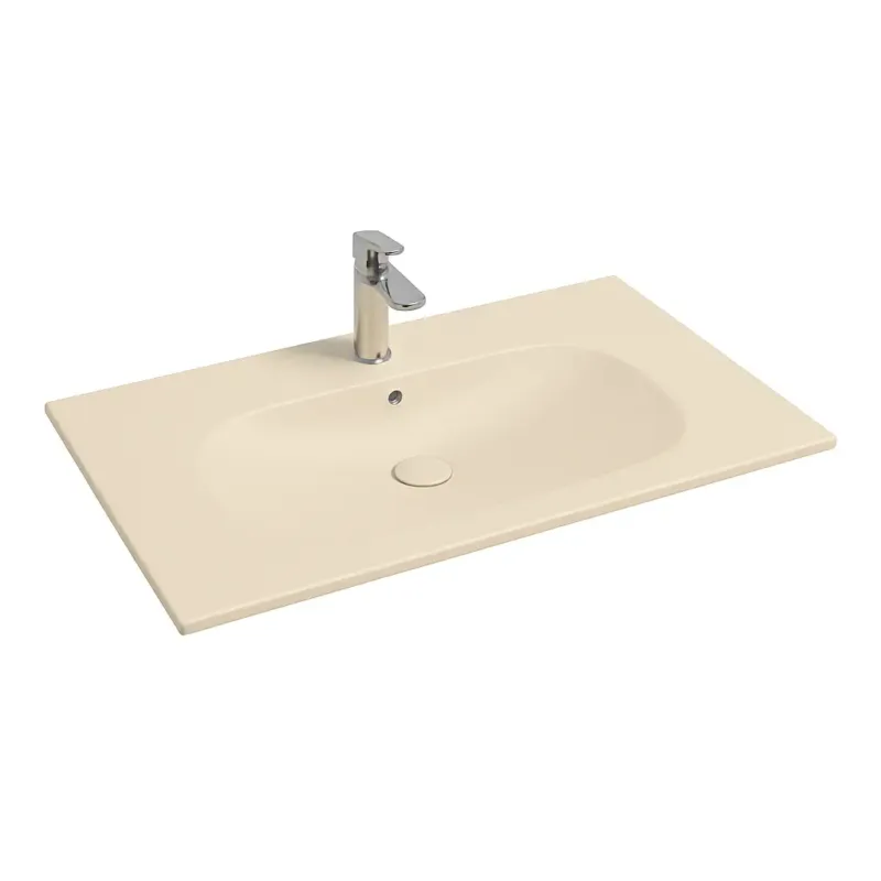 Direct Beschikbaar Isvea Infinity wastafel 80x50cm ivoor