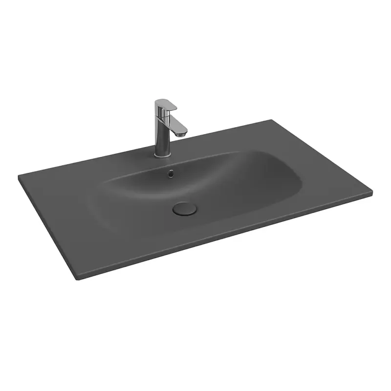 Snelle Levering Isvea Infinity wastafel 80x50cm antraciet