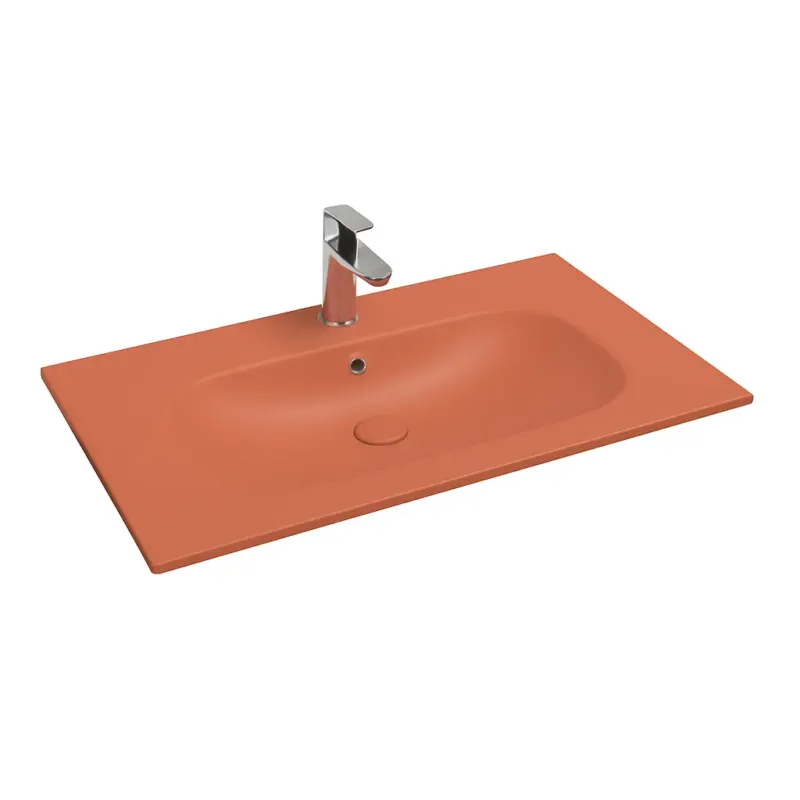 Isvea Infinity wastafel 80x50cm terracotta Beste Prijs