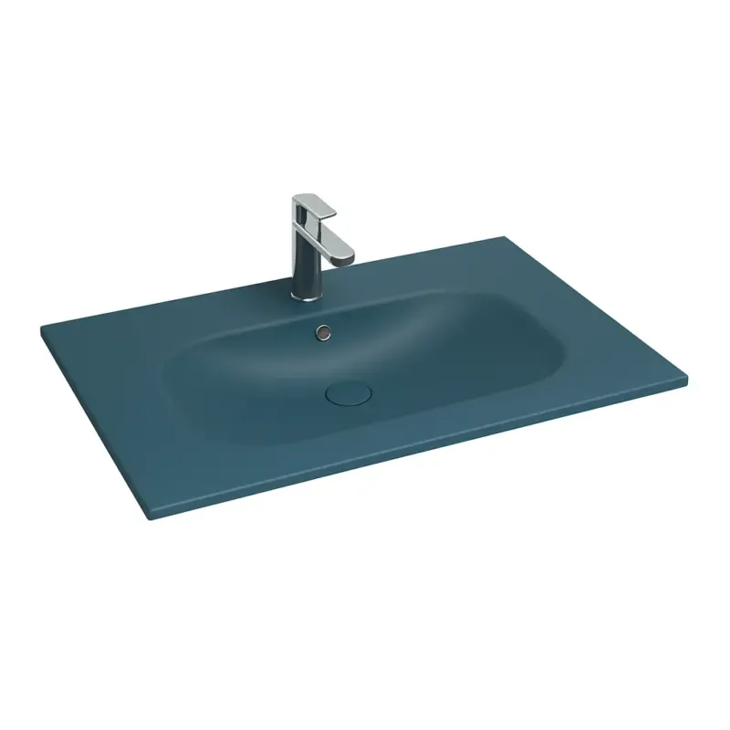 Premium Isvea Infinity wastafel 80x50cm petrol