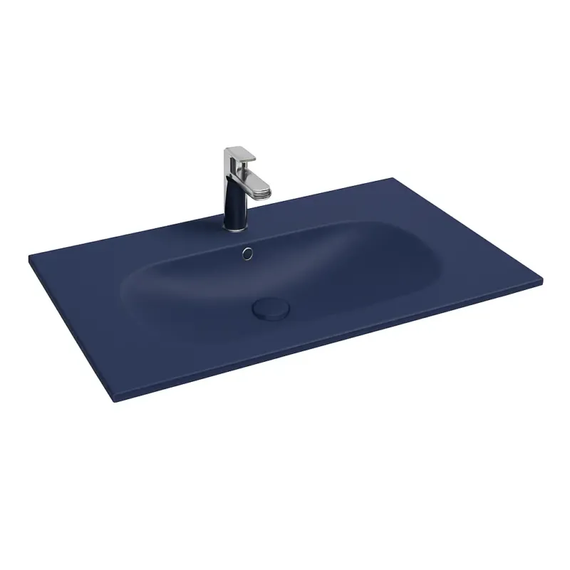 Isvea Infinity wastafel 80x50cm blauw Aanbieding