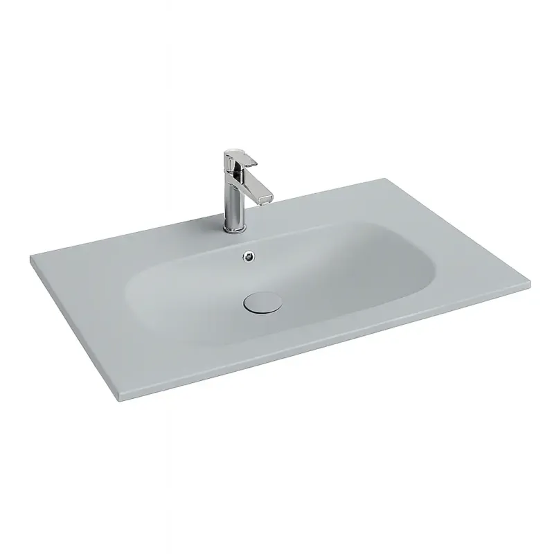 Weekendaanbieding Isvea Infinity wastafel 80x50cm grijs
