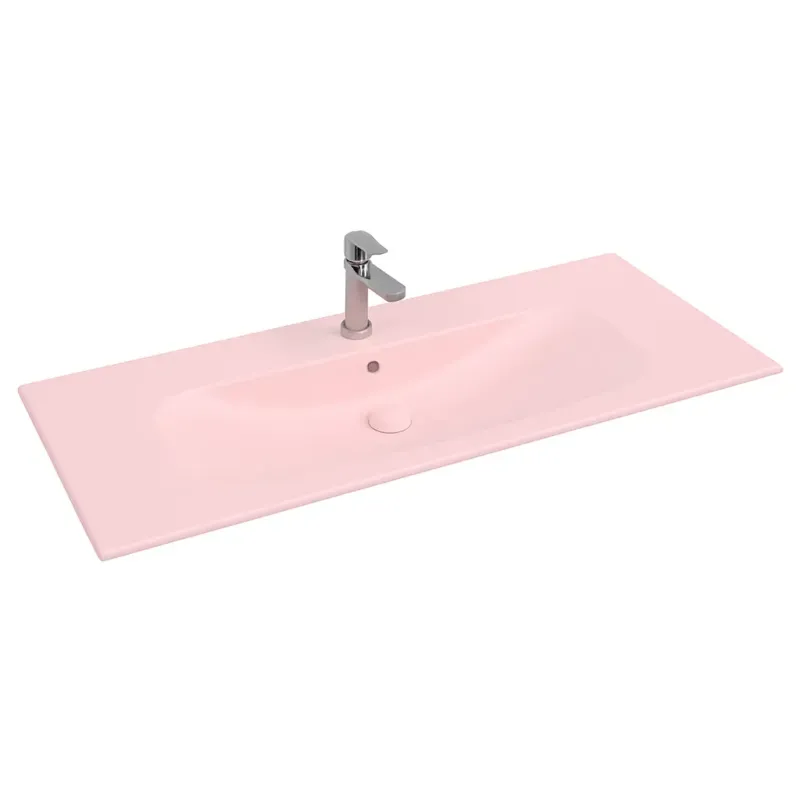 Isvea Infinity wastafel 120x50cm roze Premium