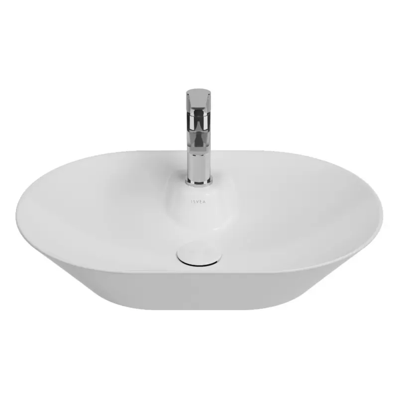 Isvea Sistema Y waskom met kraangat 60cm wit glans Must-Have