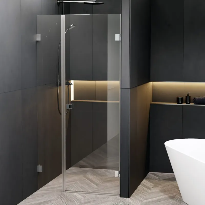 Riho Scandic X102 douchedeur rechtsdraaiend 90x200cm chroom Goedkoop
