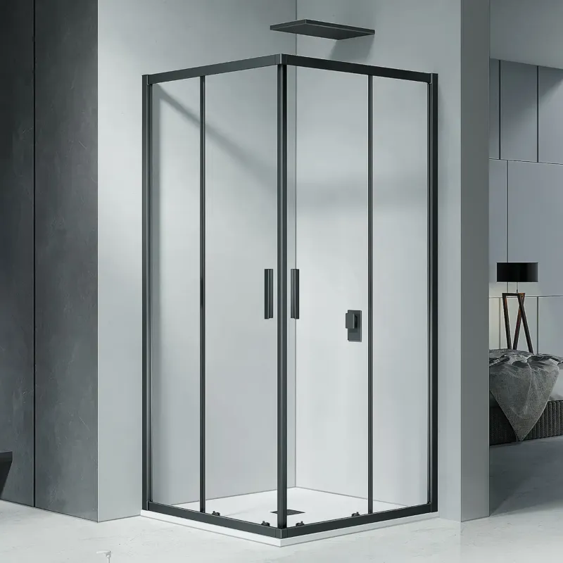 Direct Beschikbaar Riho Hamar R207 douchecabine 90x90cm zwart mat
