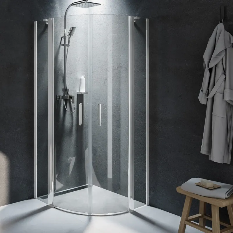 Riho Novik Z309 kwartronde douchecabine 85x85cm chroom Koop Vandaag