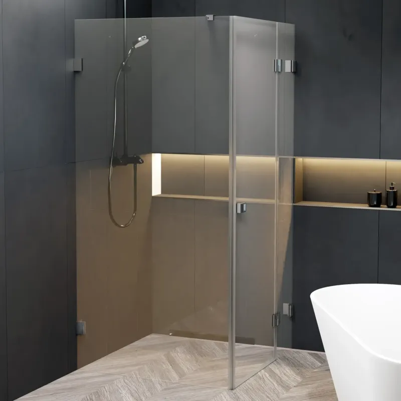 Riho Scandic X203 douchecabine rechts 80x80cm chroom Fabrieksprijs