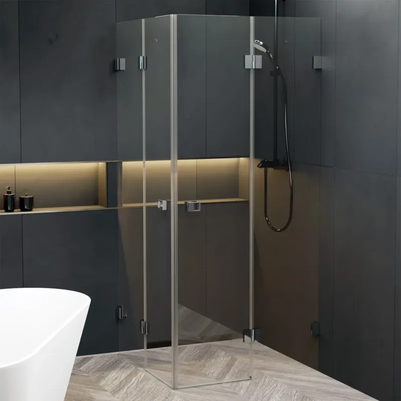 Seizoensaanbieding Riho Scandic X207 douchecabine 80x80cm chroom