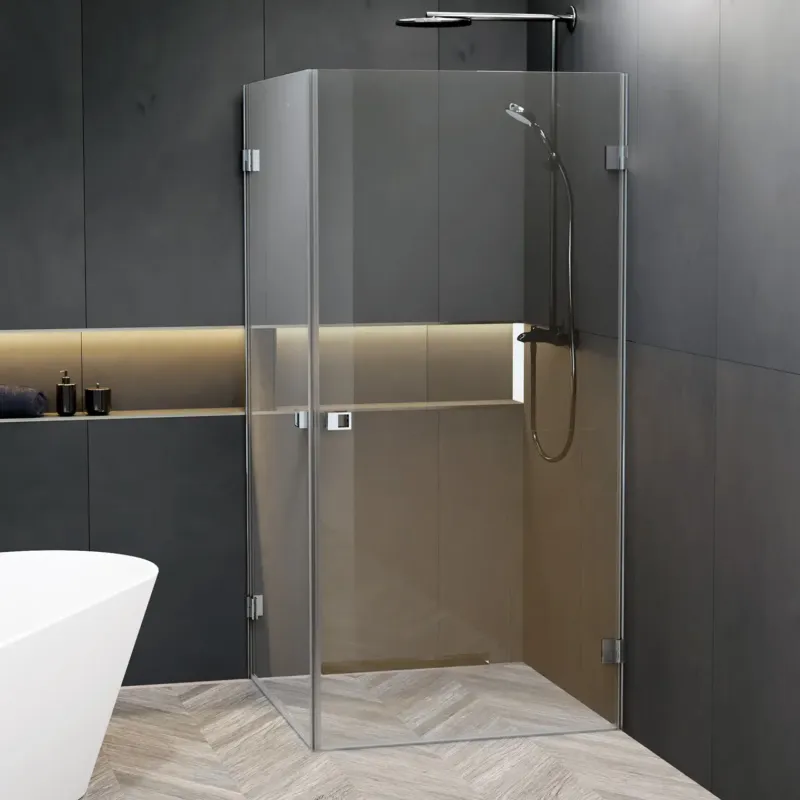 Riho Scandic X209 douchecabine 100x90cm chroom Premium