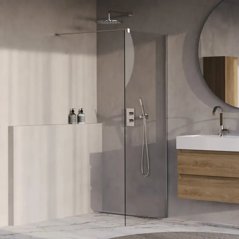 Brauer Oblivion inloopdouche helder glas 70cm chroom Fabrieksprijs