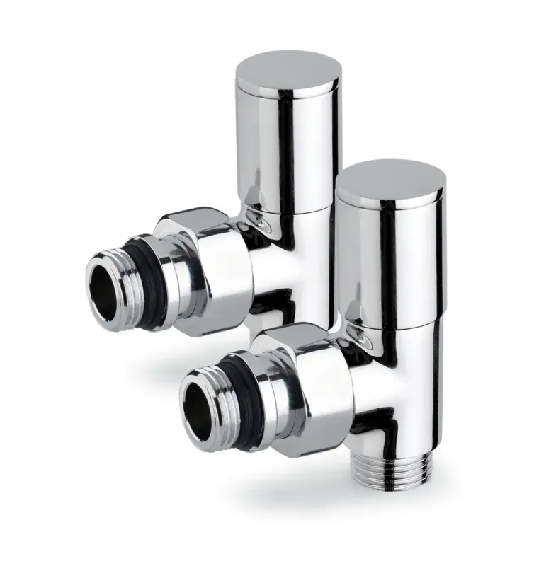 Koop Online Plieger Valvola design radiator aansluitset haaks chroom