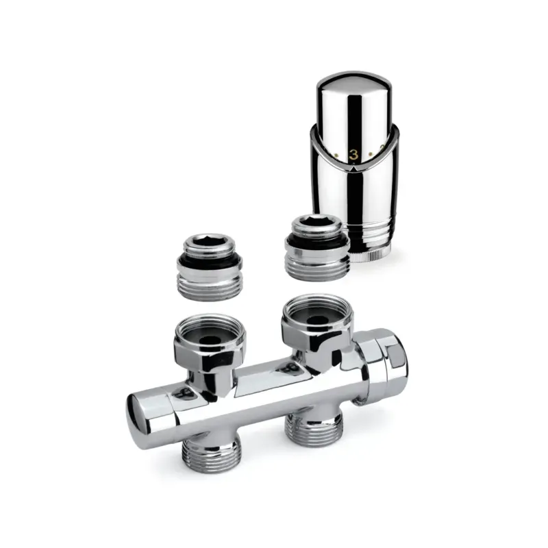 Plieger Valvova design onderblok set recht chroom Weekendaanbieding