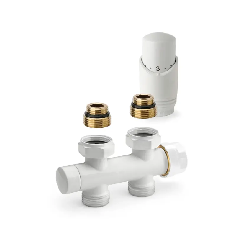 Veilige Betaling Plieger Valvova design onderblok set recht wit mat