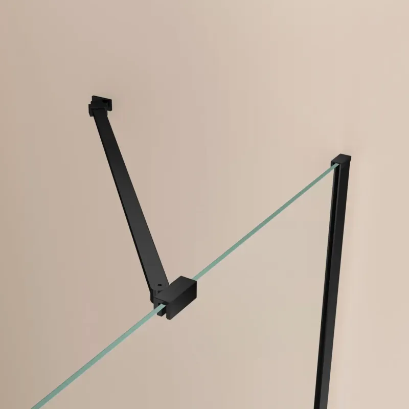 Lage Kosten Saniclear Clearline stabilisatiestang 45 graden zwart mat