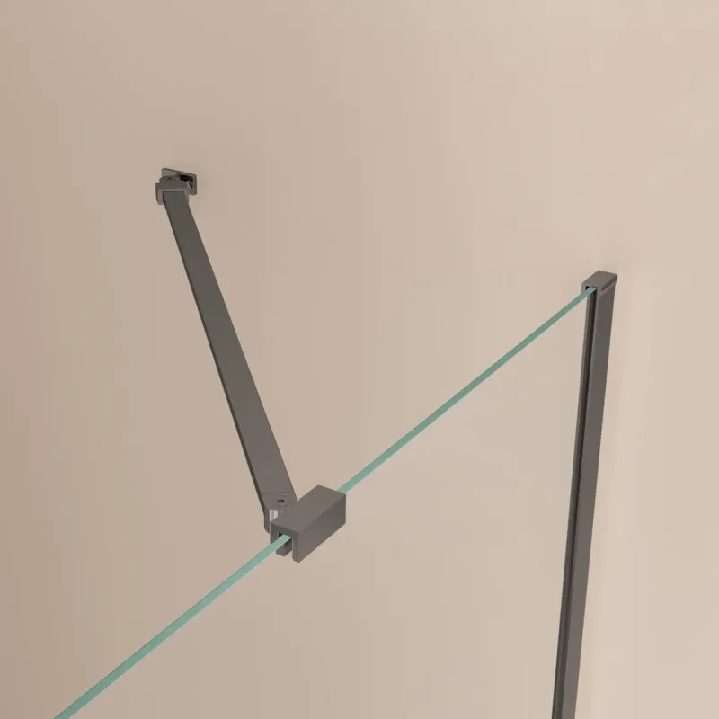 Weekendaanbieding Saniclear Clearline stabilisatiestang 45 graden verouderd ijzer - gunmetal