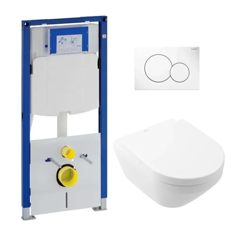 Geberit UP320 toiletset met Villeroy & Boch Architectura randloos toilet met TwistFlush en softclose zitting Goedkoop