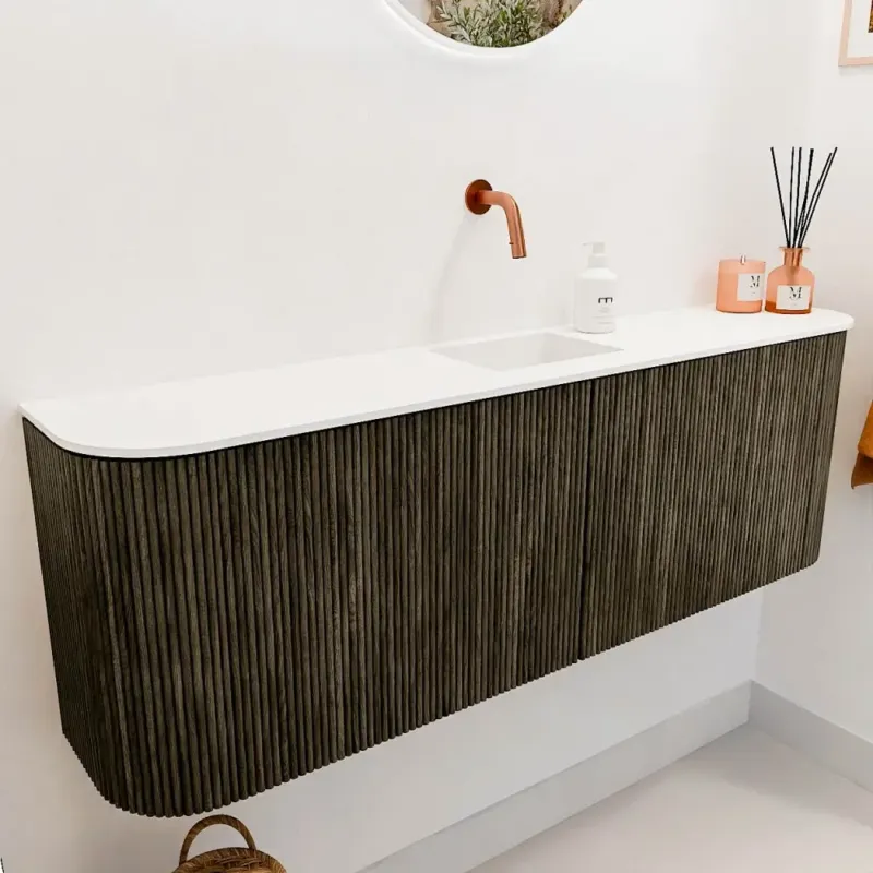 Bestel Nu Mondiaz Joya 125cm toiletmeubel ronding links/rechts shadow met wastafel faye midden zonder kraangat talc
