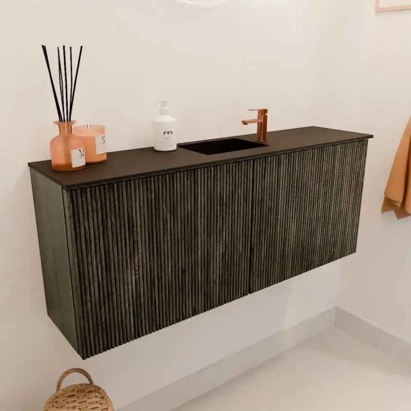 Betaalbaar Mondiaz Joya 100cm toiletmeubel shadow met wastafel faye midden 1 kraangat urban
