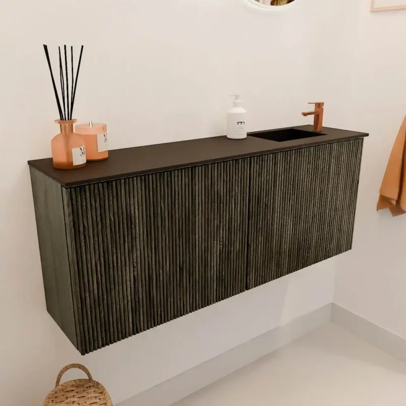 Bestel Nu Mondiaz Joya 100cm toiletmeubel shadow met wastafel faye rechts 1 kraangat urban