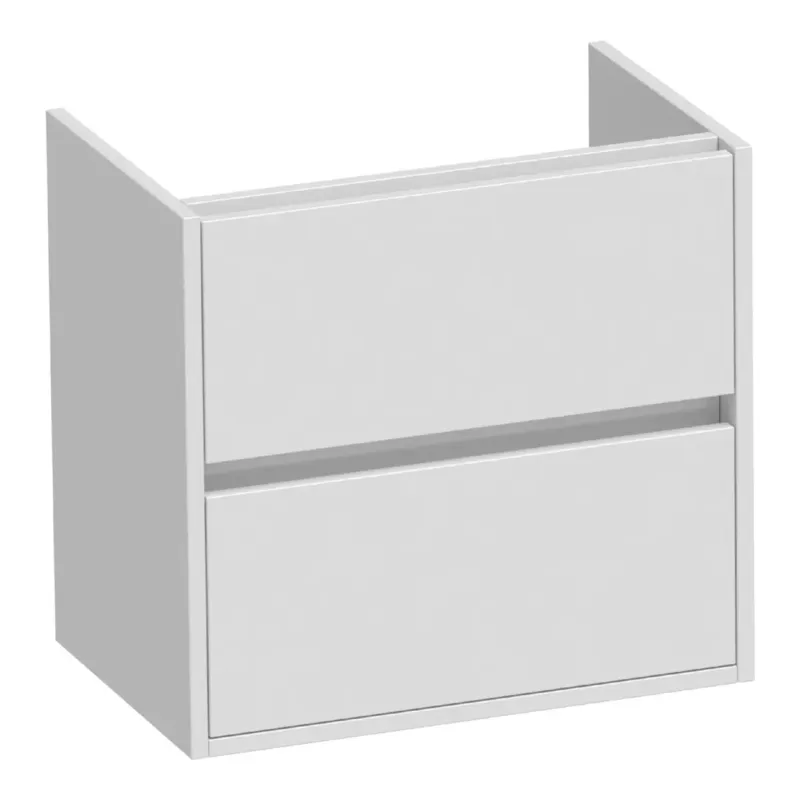 Beperkt Aanbod Brauer Adore onderkast ondiep 60cm met 2 softclose lades wit glans