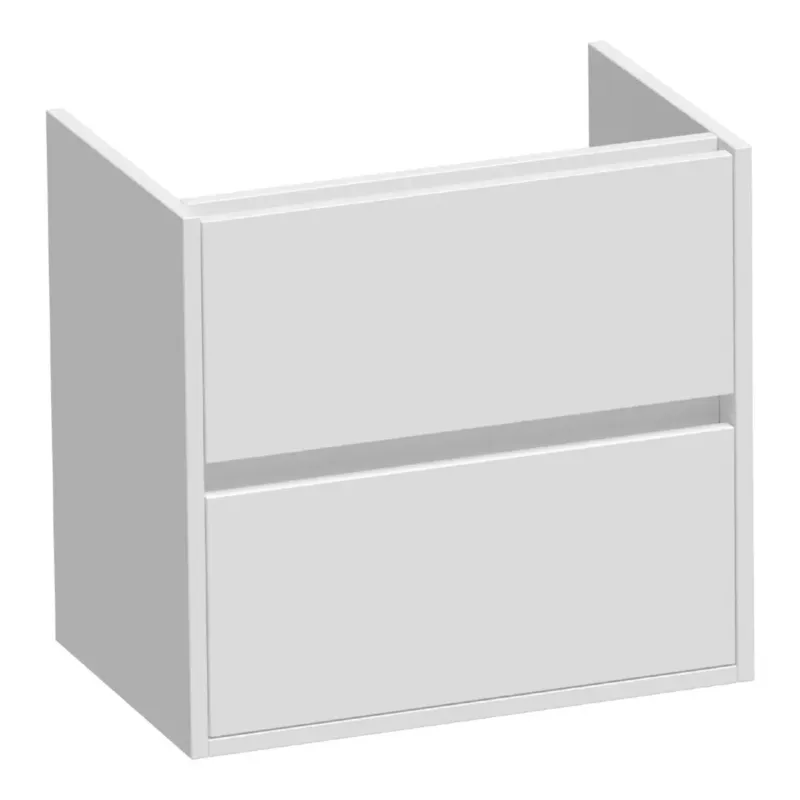 Brauer Adore onderkast ondiep 60cm met 2 softclose lades wit mat Premium