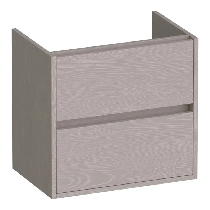 Brauer Adore onderkast ondiep 60cm met 2 softclose lades timber greige Voordeelprijs