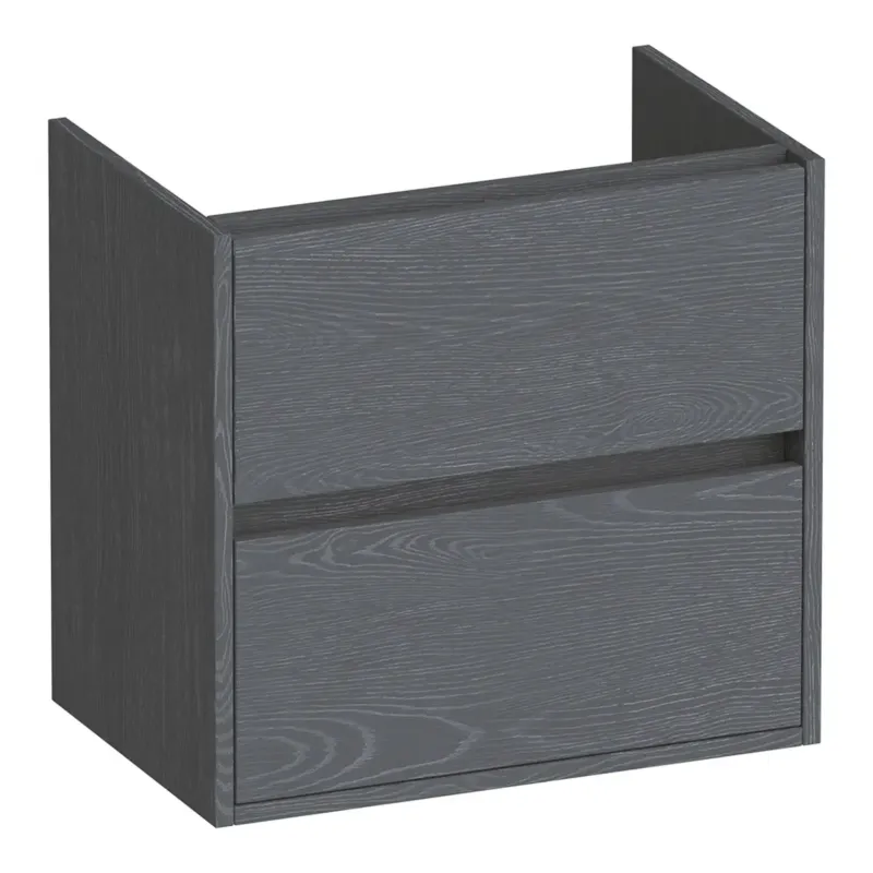 Brauer Adore onderkast ondiep 60cm met 2 softclose lades timber grey Betrouwbaar