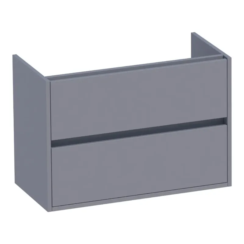 Brauer Adore onderkast ondiep 80cm met 2 softclose lades grijs mat Betaalbaar