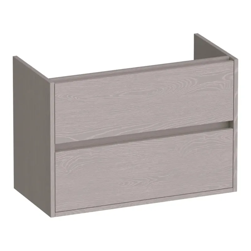 Brauer Adore onderkast ondiep 80cm met 2 softclose lades timber greige Bestel Nu