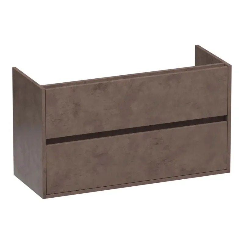 Brauer Adore onderkast ondiep 100cm met 2 softclose lades erosion Snelle Levering