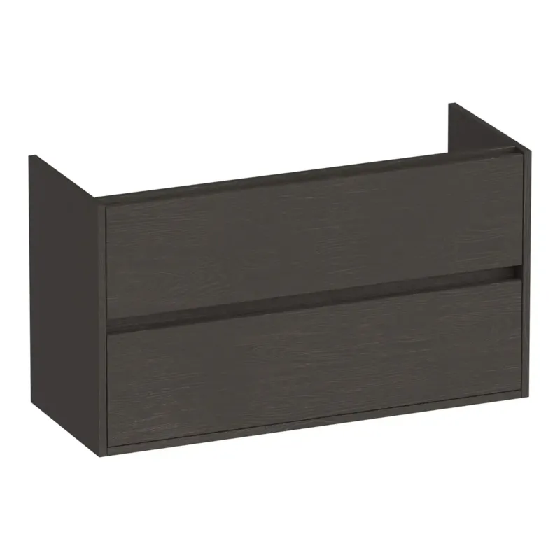 Brauer Adore onderkast ondiep 100cm met 2 softclose lades timber anthracite Must-Have