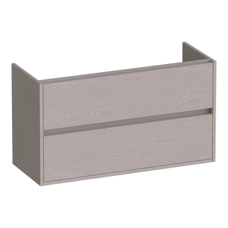 Brauer Adore onderkast ondiep 100cm met 2 softclose lades timber greige Betaalbaar