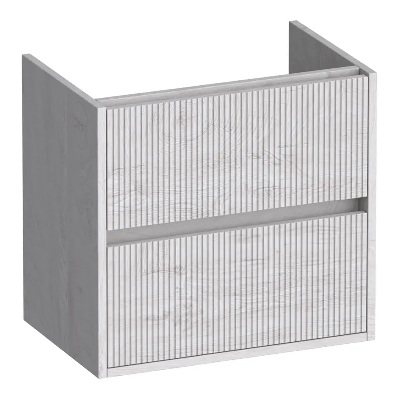 Shop Nu Brauer Adore Wavy onderkast ondiep 60cm met 2 softclose lades forest seashell