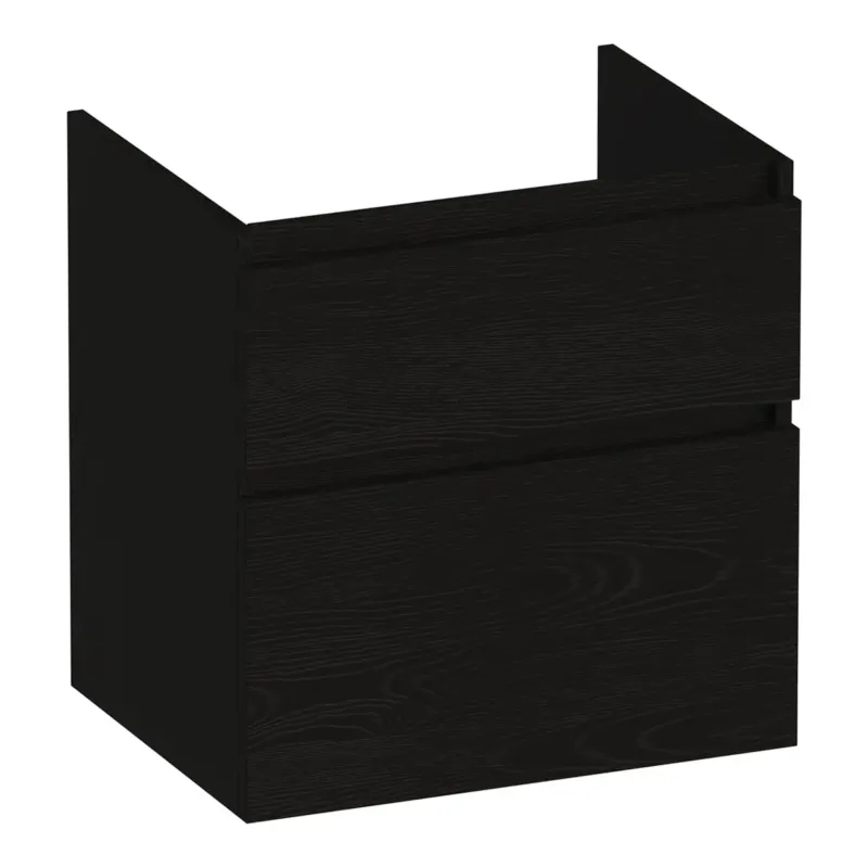 Brauer Delight onderkast 60cm met 2 softclose lades timber black Weekendaanbieding